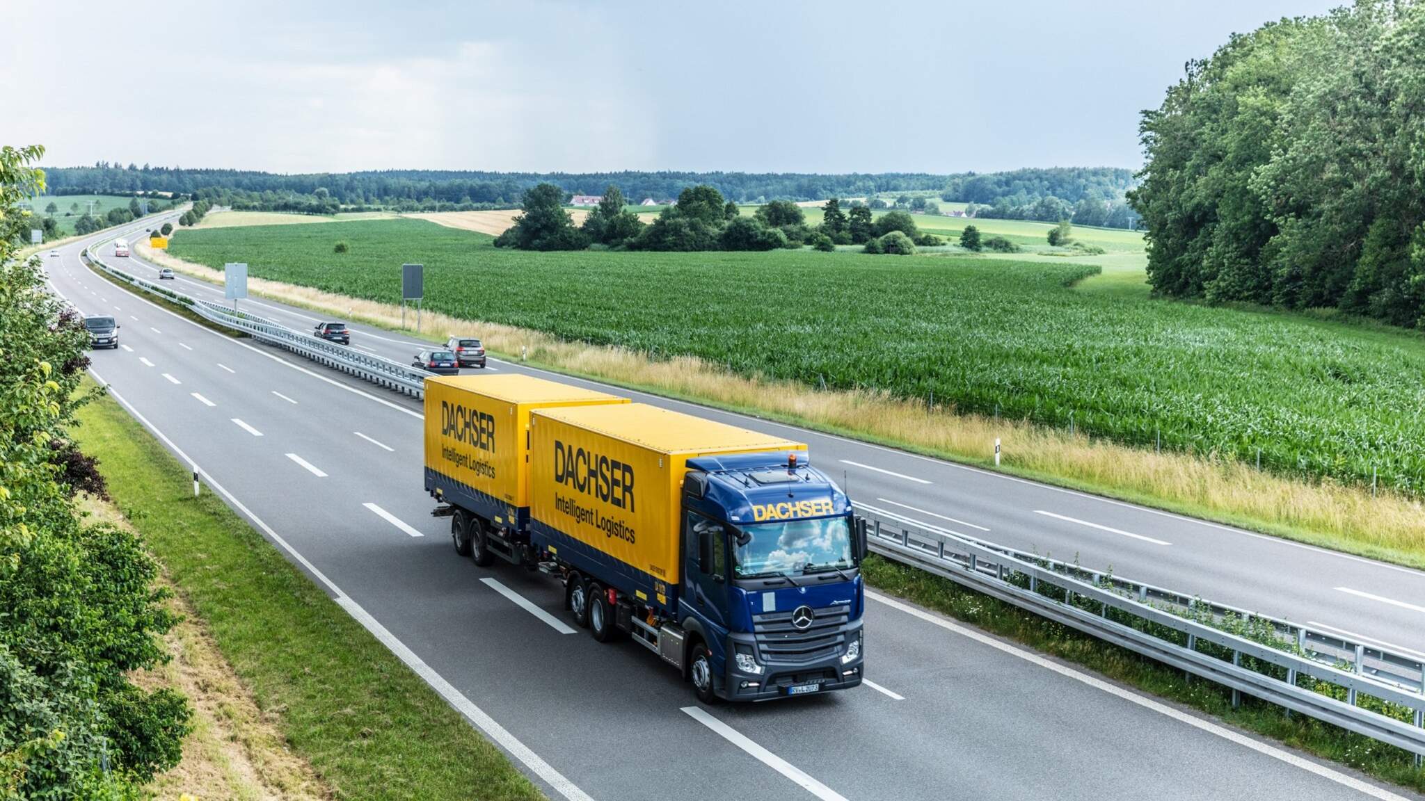 DACHSERs nätverk för vägtransport med sina 223 filialer sträcker sig över hela Europa. 
