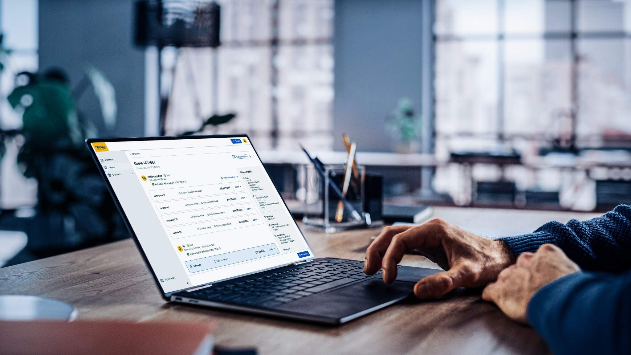 DACHSER platform ett centrala digitalt system för kundens alla behov. DACHSER platform ett centrala digitalt system för kundens alla behov.