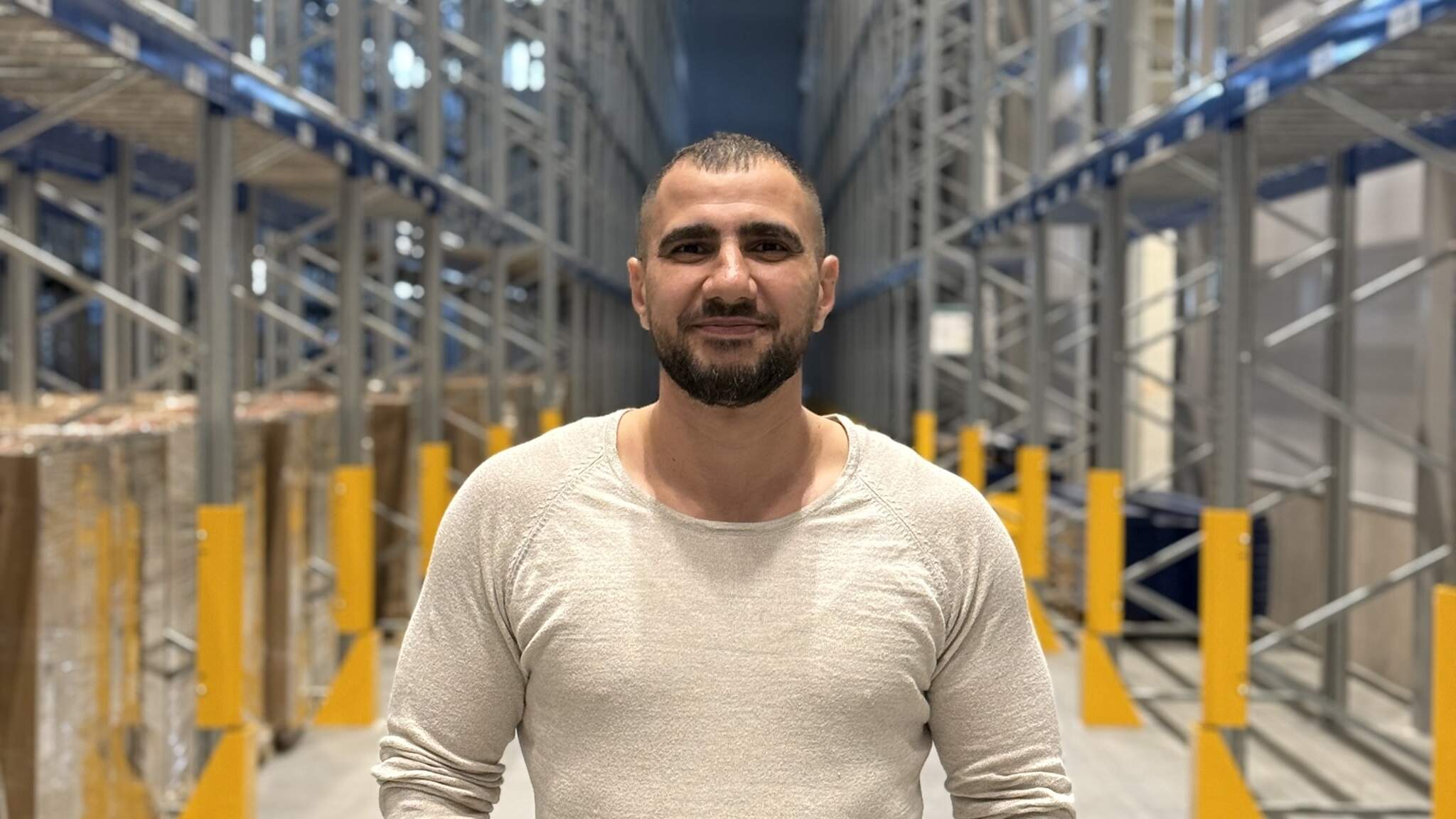 Ibrahim Al-Doukhi, Warehouse Manager för DACHSER Swedens filial i Landskrona. Ibrahim Al-Doukhi, Warehouse Manager för DACHSER Swedens filial i Landskrona.