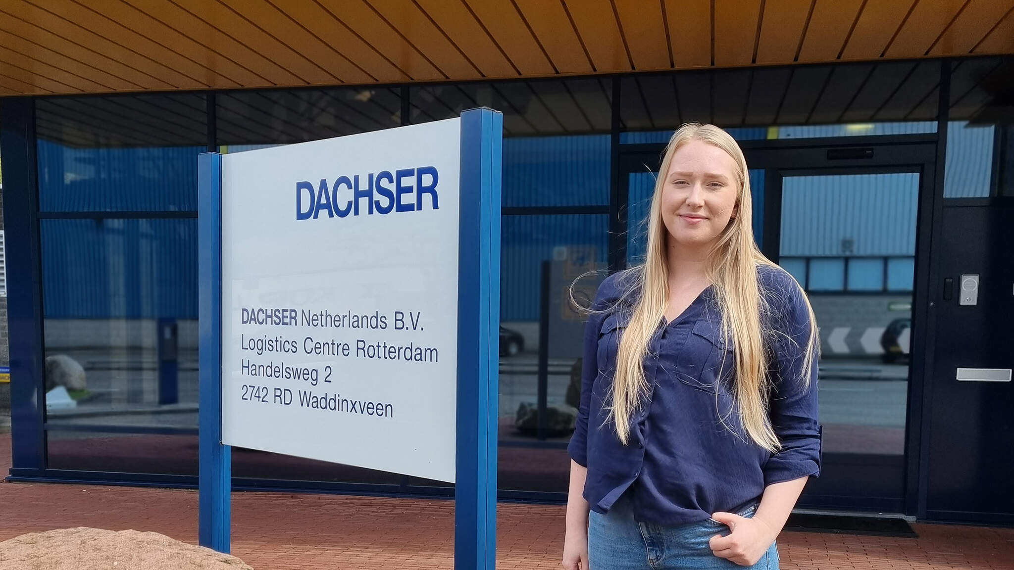 Olivia Jarl, Forwarding Assistant på DACHSER Netherlands’ filial i Waddinxveen.