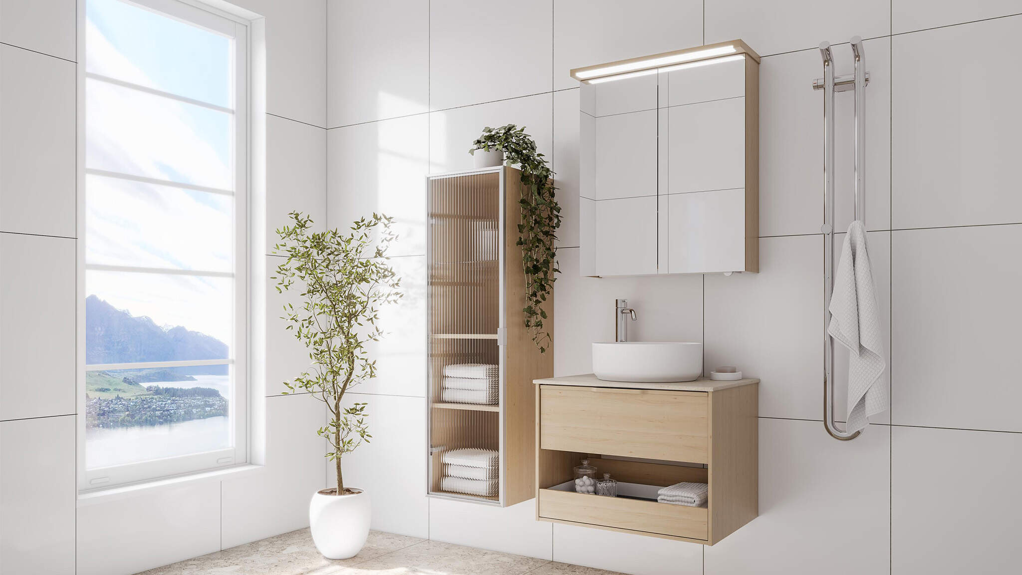 Svedbergs badrumsmöbler tar flera olika skepnader och är tillverkade av material så som glas, trä, gjutmarmor och porslin. (Bild: Svedbergs) Svedbergs badrumsmöbler tar flera olika skepnader och är tillverkade av material så som glas, trä, gjutmarmor och porslin. (Bild: Svedbergs)